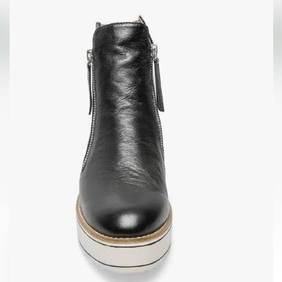 NWT Anthropologie SILENT D NENE Boot in Black/White - Picture 2 of 15